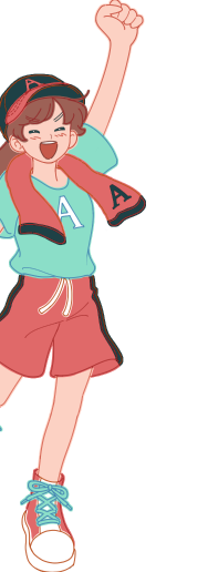 あみ先輩のイラスト