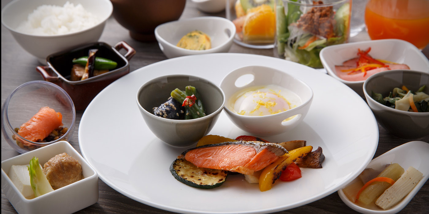 セミブッフェスタイル 朝食(和食)