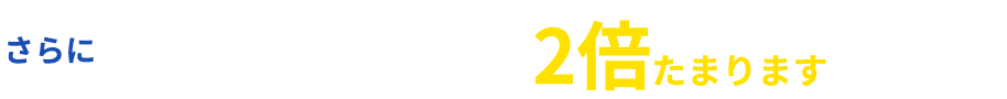 さらにJALカード特約店なのでショッピングマイルが2倍たまります 