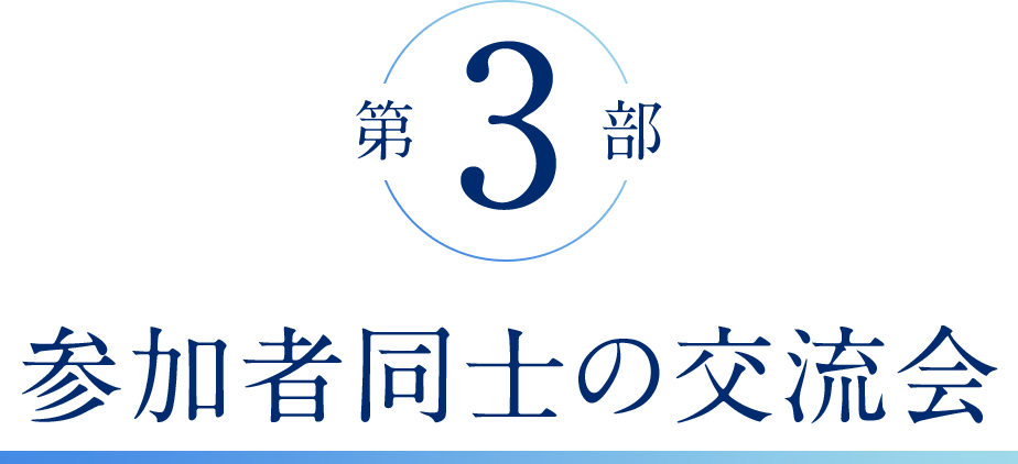 第3部 参加者同士の交流会