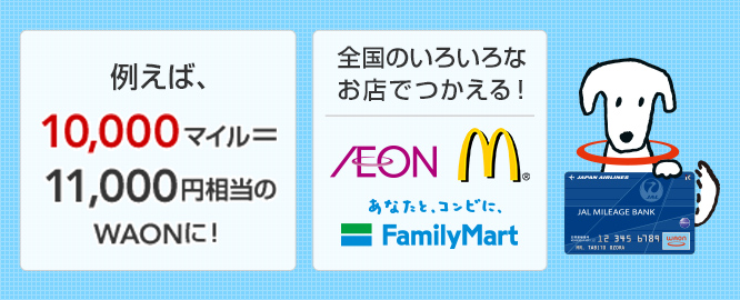 電子マネー特典「WAON」