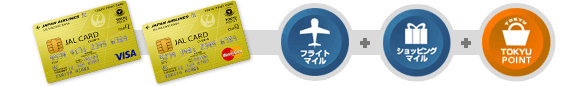 フライトマイル+ショッピングマイル+TOKYU POINT